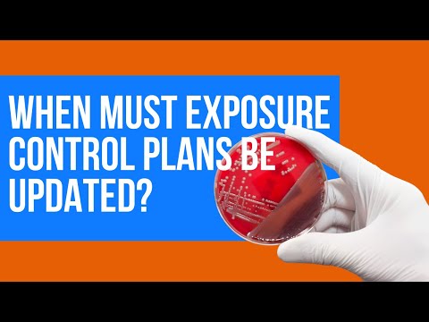 EHS Training: When must exposure control plans be updated?
