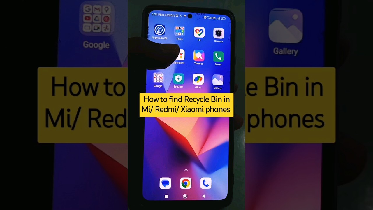 How to find Recycle Bin in Mi/ Redmi/ Xiaomi phones #shorts #mi #tipsandtricks #recyclebin