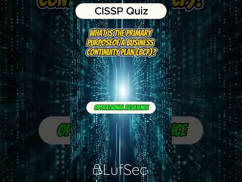 CISSP Quiz #quiz #cybersecurity