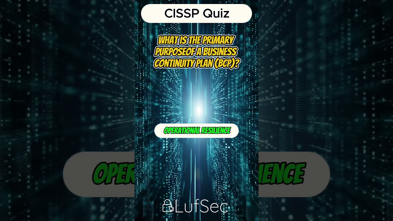 Ace Your CISSP Exam with This Quick Cybersecurity Quiz! π