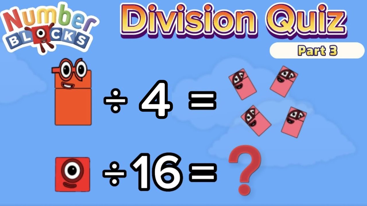 Numberblocks Division Part 3 🧮 | Fun Math for Kids