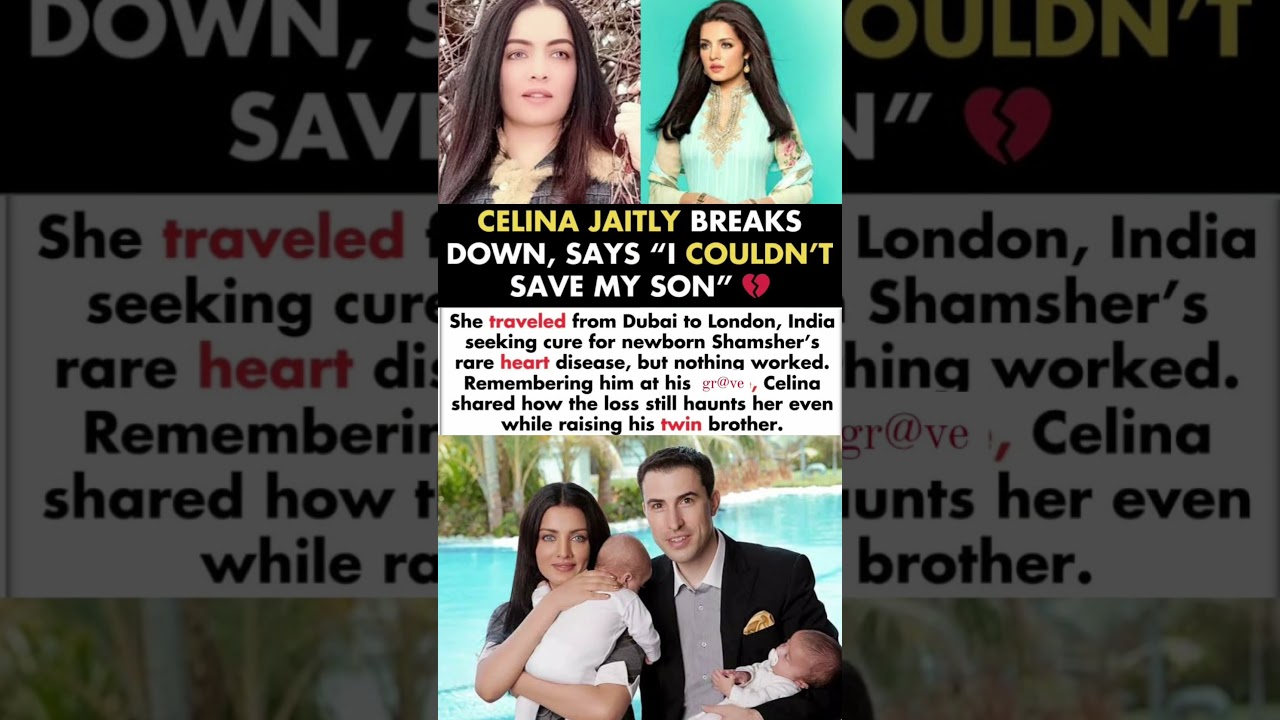 Celina Jaitly Breaks Down & Says I Couldn't Save My Son#celinajaitly#news