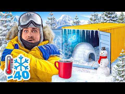 ON SURVIT UNE JOURNĂE Ă -40°C DANS UNE CHAMBRE FROIDE !