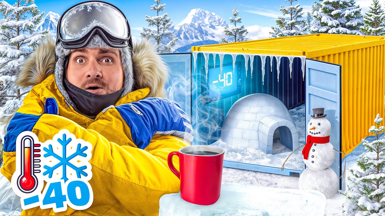 Survivez une Journée à -40°C dans une Chambre Froide ❄️