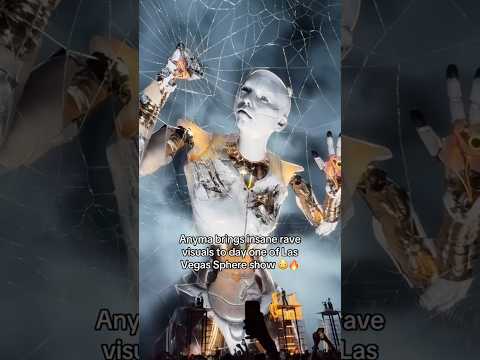 Anyma brought some insane rave visuals to The Sphere 🤯 #edm #rave #thesphere #visuals #dj #raves