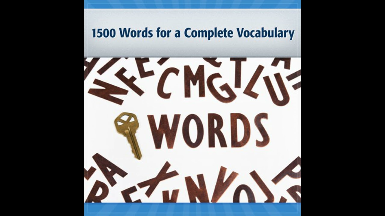 1500 Words for a Complete Vocabulary 📚