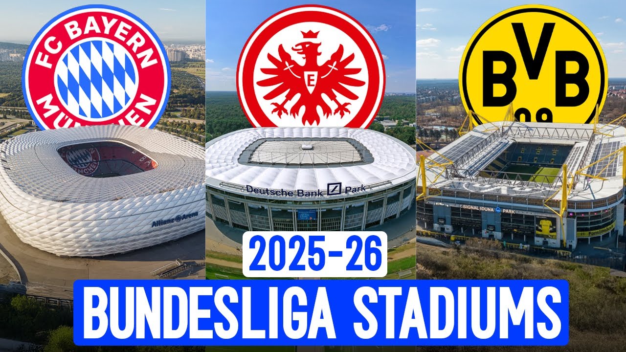 Bundesliga Stadiums 2025-26 Ranked 🏟️