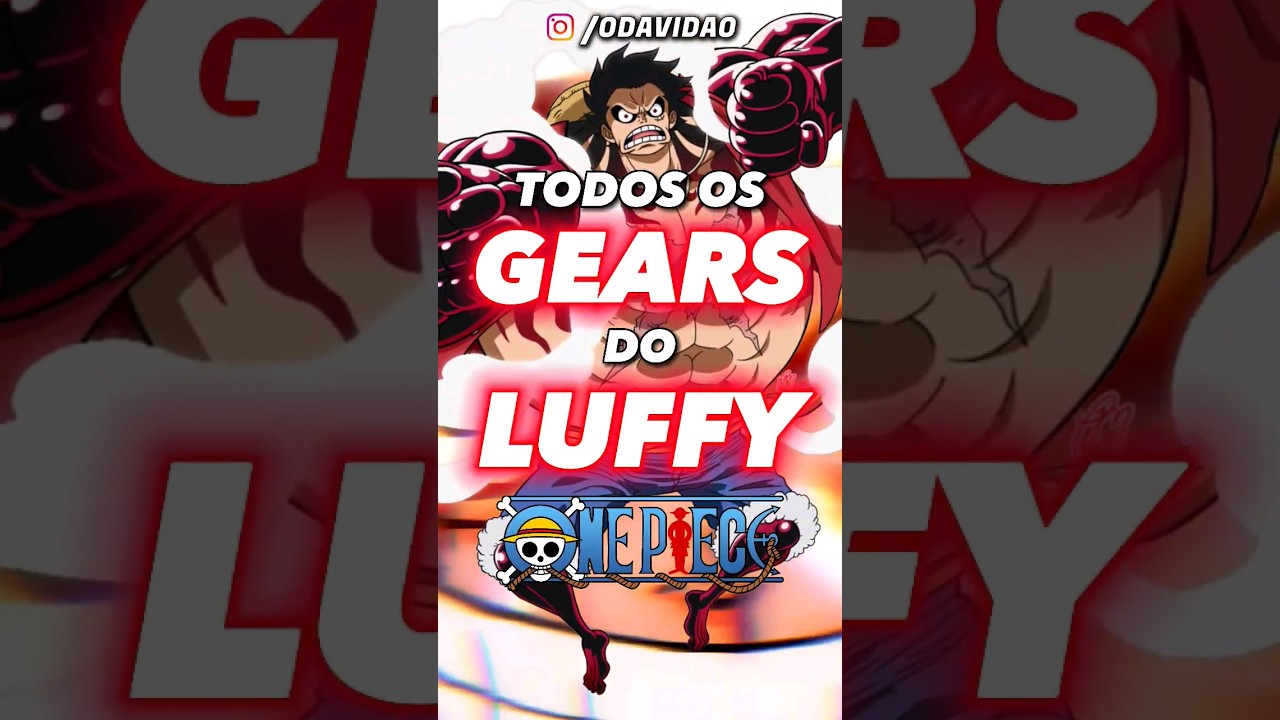Todos os Gears do Luffy em One Piece! Descubra e Aprenda a Desenhar 🖍️
