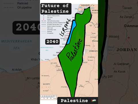 Future of Palestine 🇵🇸 #israel #map #geography #shorts #gaza #palestine