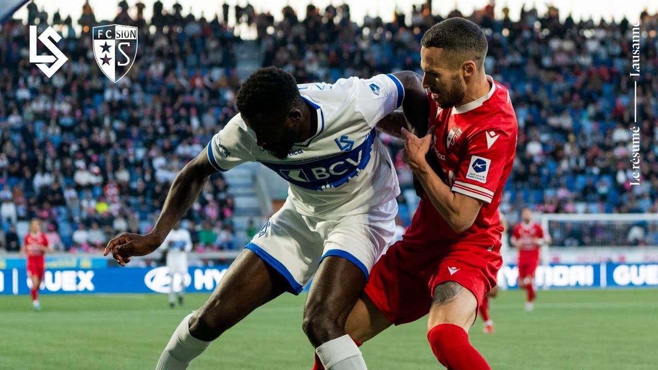 Résumé : Lausanne-Sport bat FC Sion 2-0 - Highlights de la 31e journée ⚽