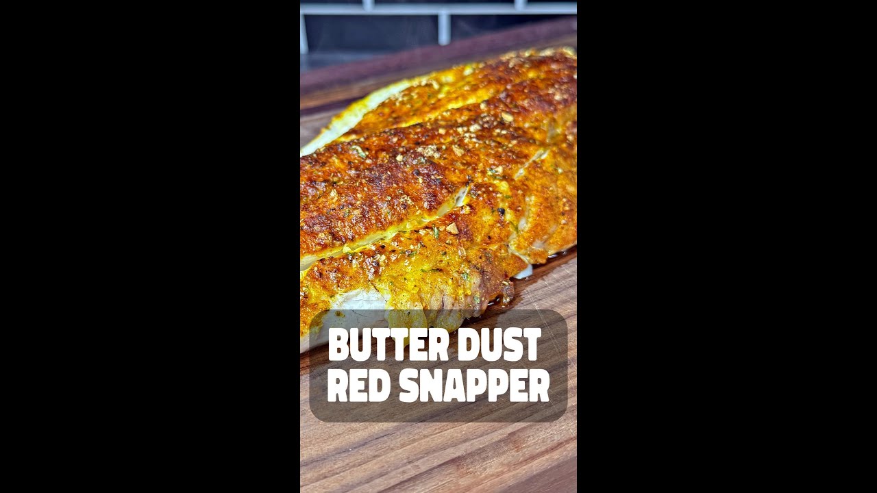 Delicious Butter Dust Red Snapper Recipe π