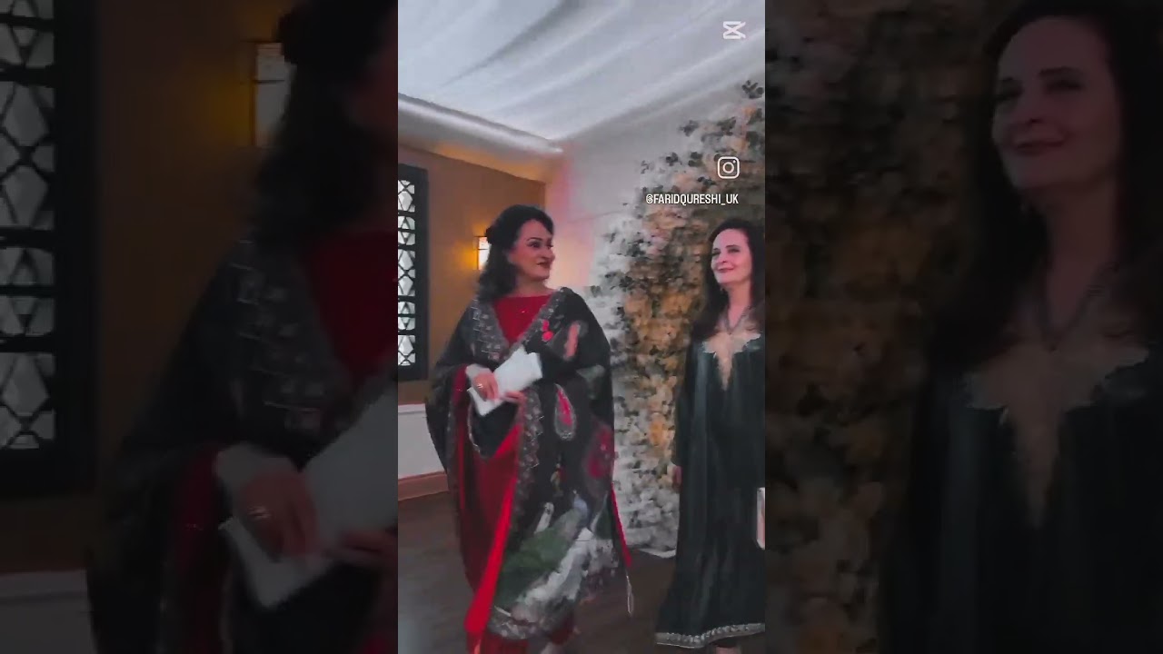 Bushra ansari ,Javed sheikh and Hiba biyaz in London 💖💗