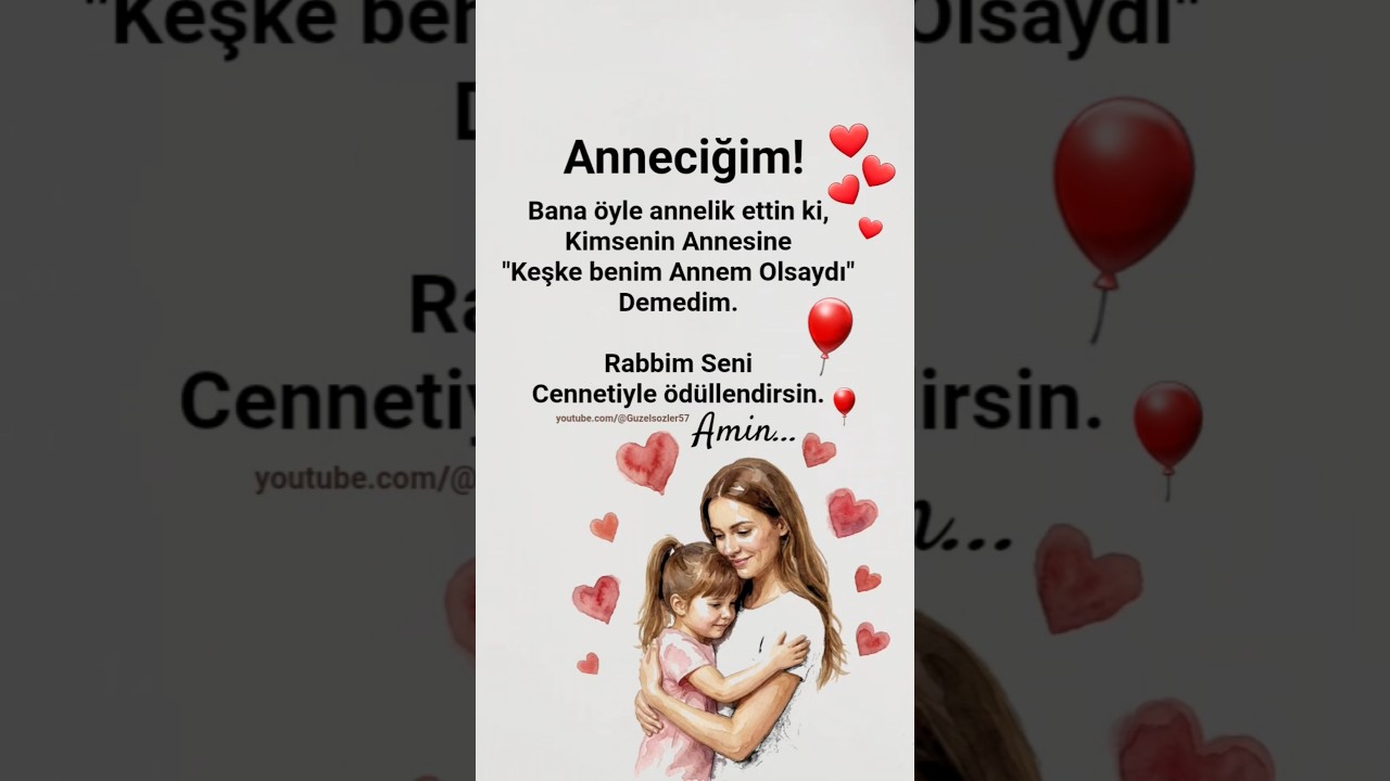 Anneciğim! En Güzel Annem 💖