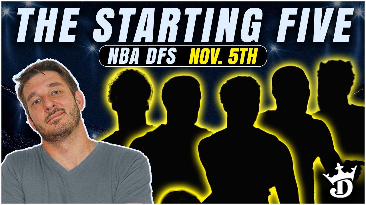 Top 5 DraftKings NBA DFS Picks for November 5
