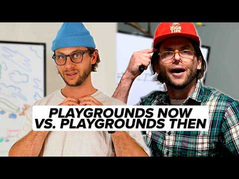 Playgrounds now vs. Playgrounds then