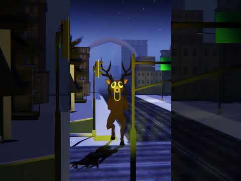 Dino Kid's older Brother vs Deer in 99 nights in the Forest