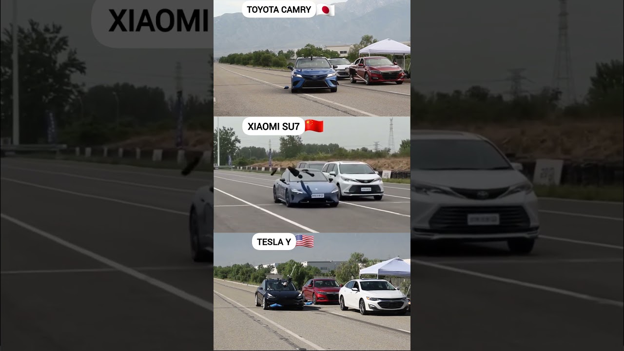 Auto Brake Battle: Tesla vs Xiaomi vs Toyota – Who Stops First?