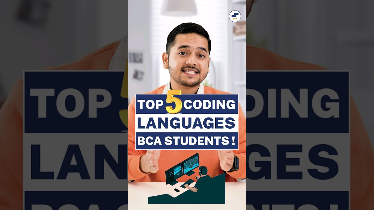 💥Top 5 Coding Languages BCA Course 🤩 High Paying Coding Jobs After BCA💥 #shorts #coding #bca #viral