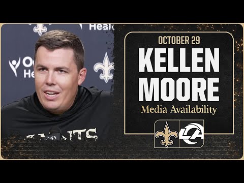 Kellen Moore on starting QB Tyler Shough, Rams | New Orleans Saints