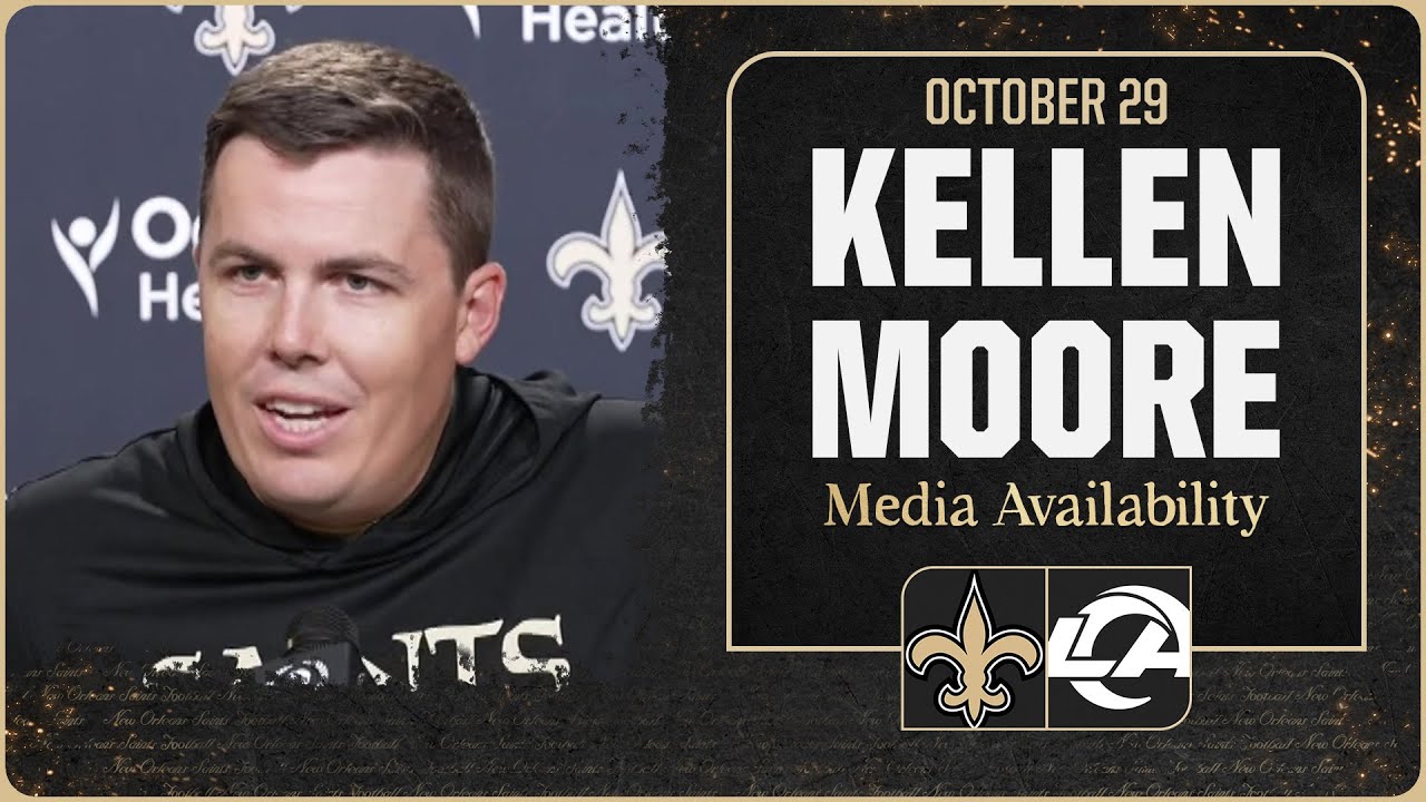 Kellen Moore Discusses Starting QB Tyler Shough and Rams Strategy 🏈