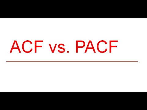 Autocorrelation Function (ACF) vs. Partial Autocorrelation Function (PACF) in Time Series Analysis