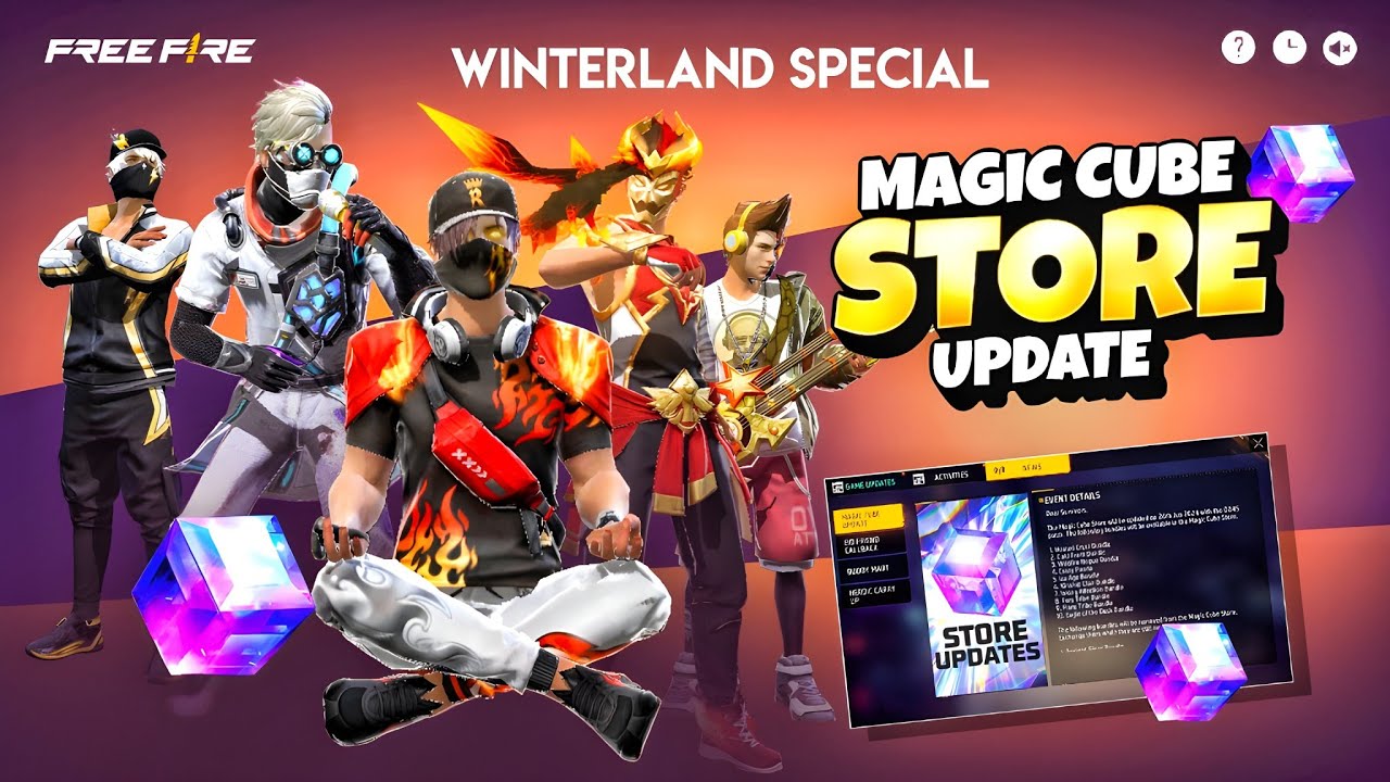 Next Magic Cube Bundle & Free Fire Event 🎉