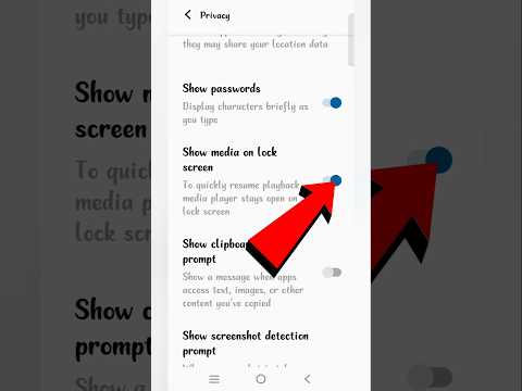 Hide Media On Lock Screen | Disable Media Player On Lock Screen Vivo | #sorts #viral #tech
