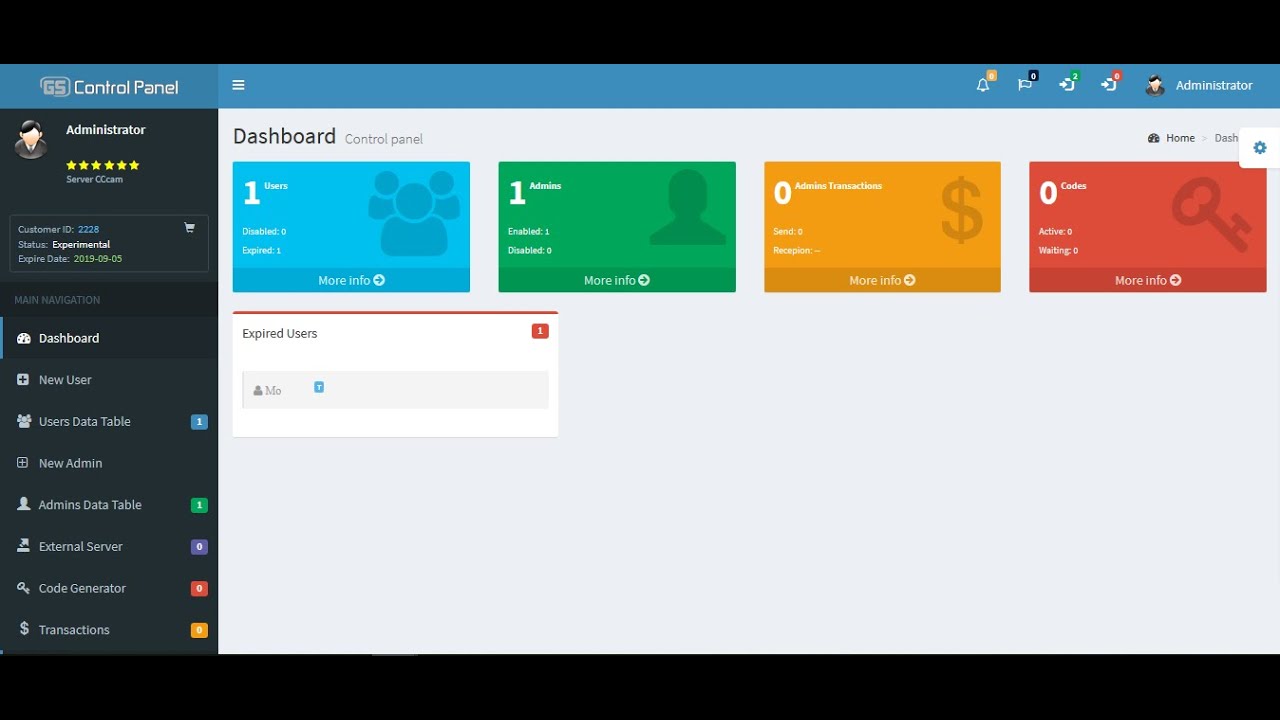 CC-PANEL v7.0.2C Unstable Build for MultiCS & OScam – Manage Your Premium CCcam Server Easily