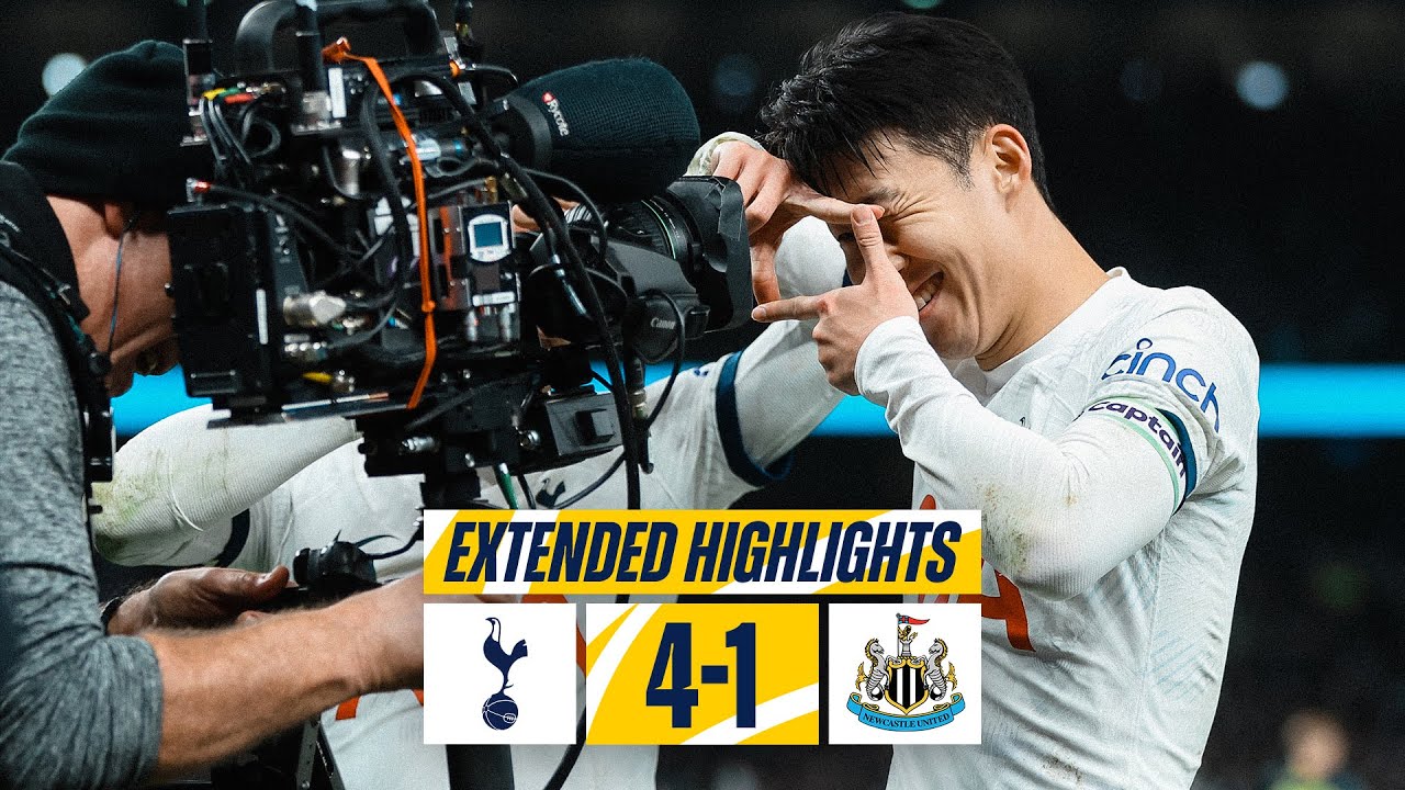 Tottenham 4-1 Newcastle: Extended Highlights ⚽