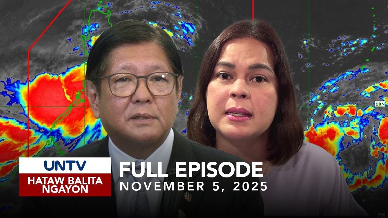UNTV: Hataw Balita Nov 5, 2025 | Bagyong Tino & Imbestigasyon