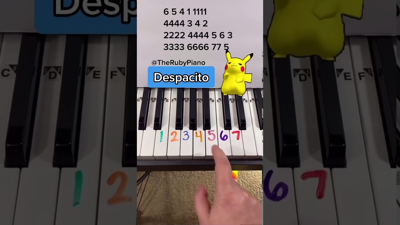 Despacito Piano Tutorial for Beginners 🎹