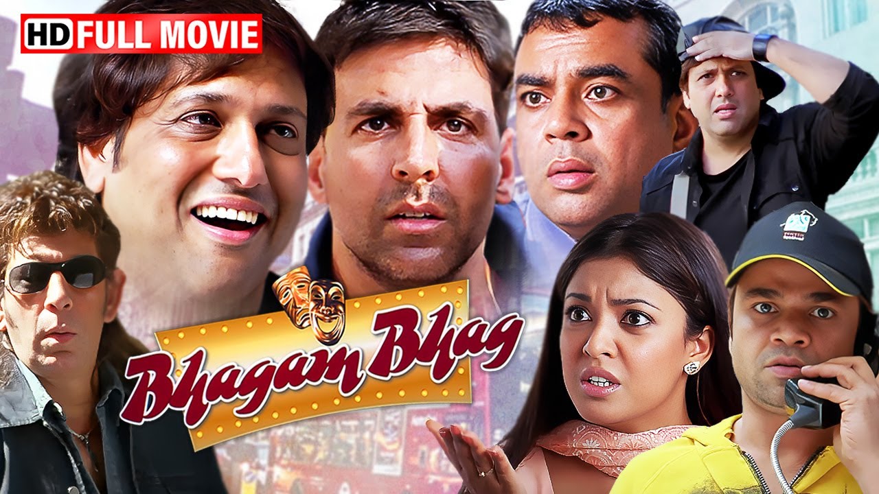 Akshay + Govinda + Rajpal = Bollywood का फुल कॉमेडी धमाका! | Bhagam Bhag Full Comedy Movie HD