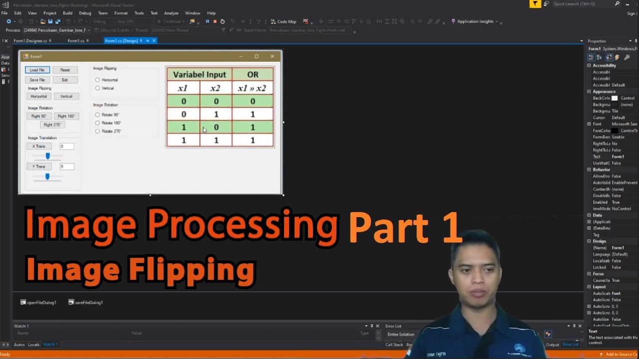 C# Tutorial: Flipping an Image Easily