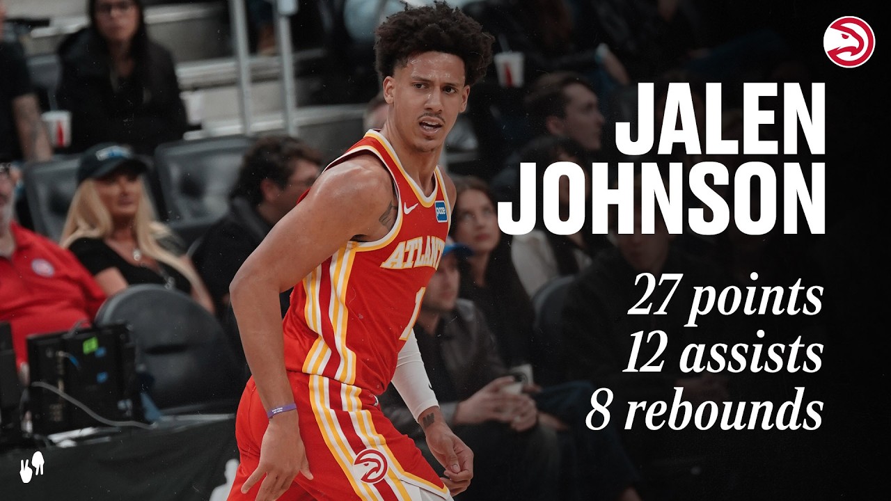 Jalen Johnson's Big Double-Double Leads Hawks to OT Win 🏀