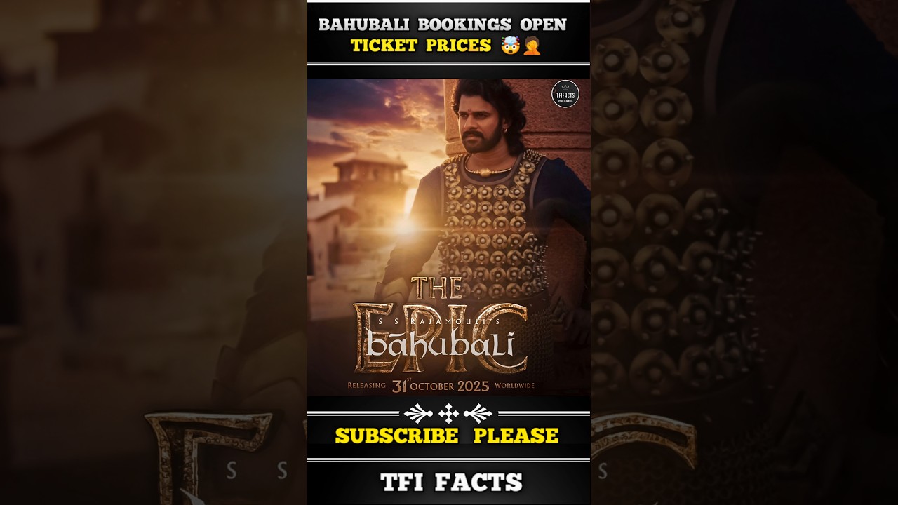 Bahubali The Epic Bookings Now Open! 🔥 Don't Miss Out