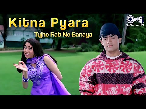 Kitna Pyara Tujhe Rab Ne Banaya - Raja Hindustani | Aamir Khan, Karishma | Alka, Udit | 90's Hit