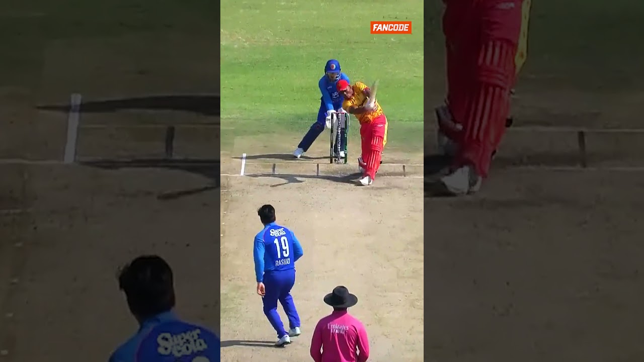 Rashid's 3-Wicket Haul Dominates Zimbabwe in ZIM vs AFG Match 🏏