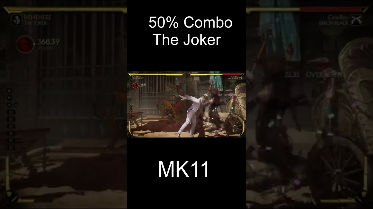 Mortal Kombat 11: The Joker 50% Combo Showcase