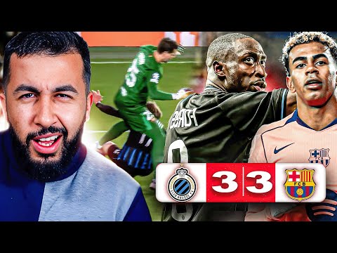 ULTIMATE LAMINE CARRY.. | BARCELONA 3-3 CLUB BRUGGE REACTION!