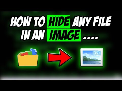 How to hide files/data in an image - Explained in [HINDI]