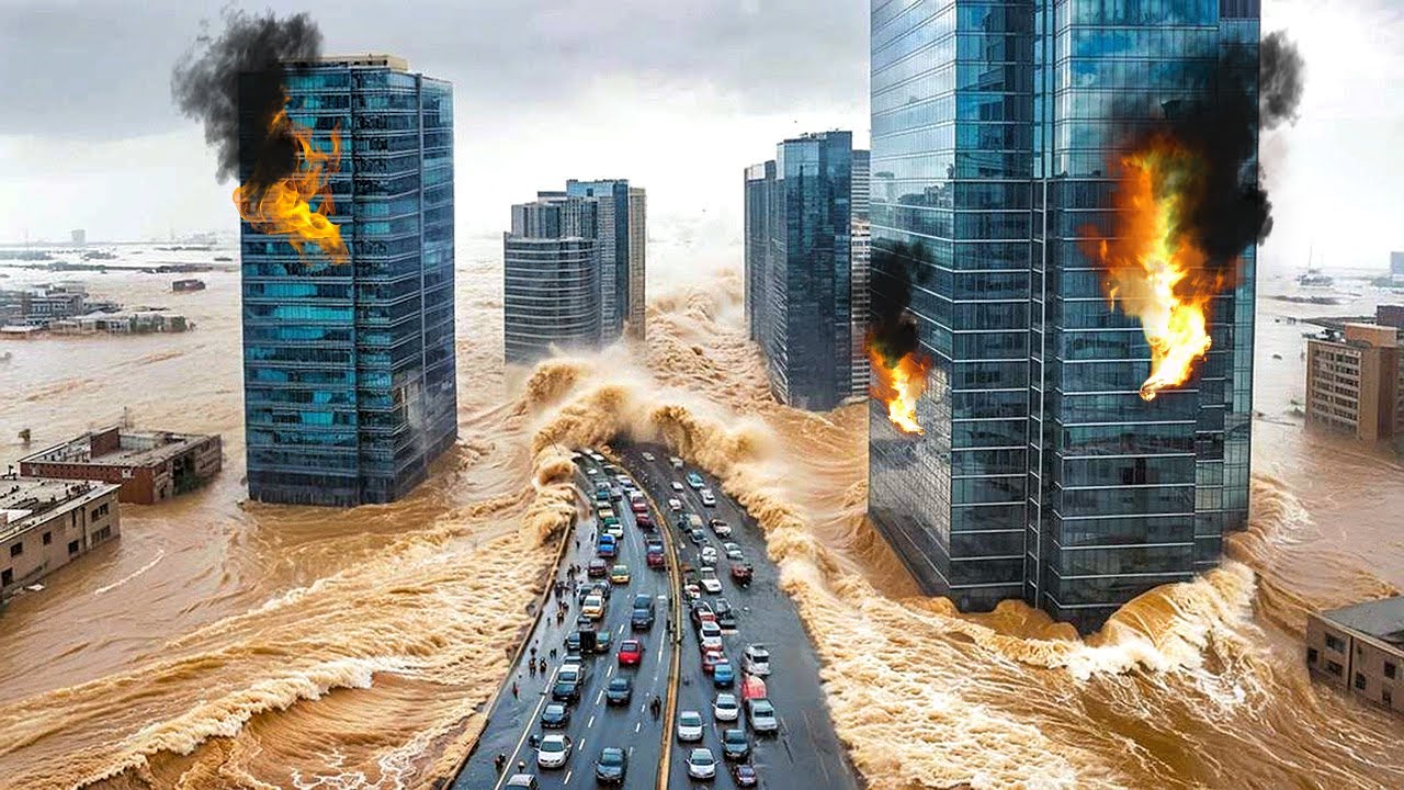 Tsunami 2025: Devastating 300 KM/H Winds Destroy Asia’s Bridges & Cities 🌊