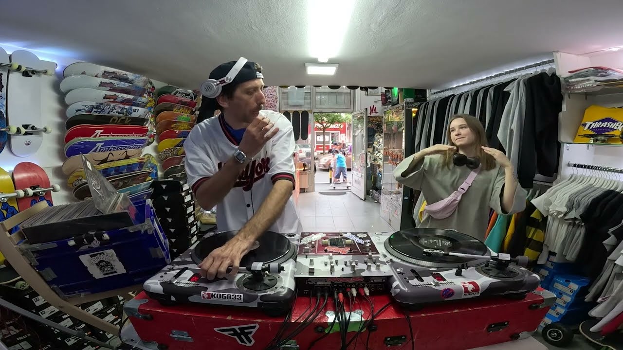 90s Hip-Hop Classics Vinyl Mix 🎶 | DJ Kobazz at Kobazz Skate Shop Vol. 2 (4K Video)