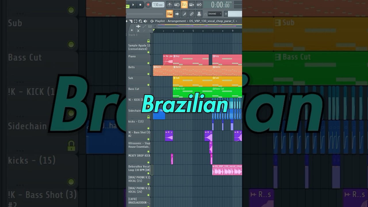 BRAZILIAN FUNK FL STUDIO TUTORIAL! #flstudio #musicproducer