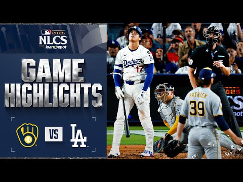 Brewers vs. Dodgers NLCS Game 4 Highlights (10/17/25) | MLB Highlights