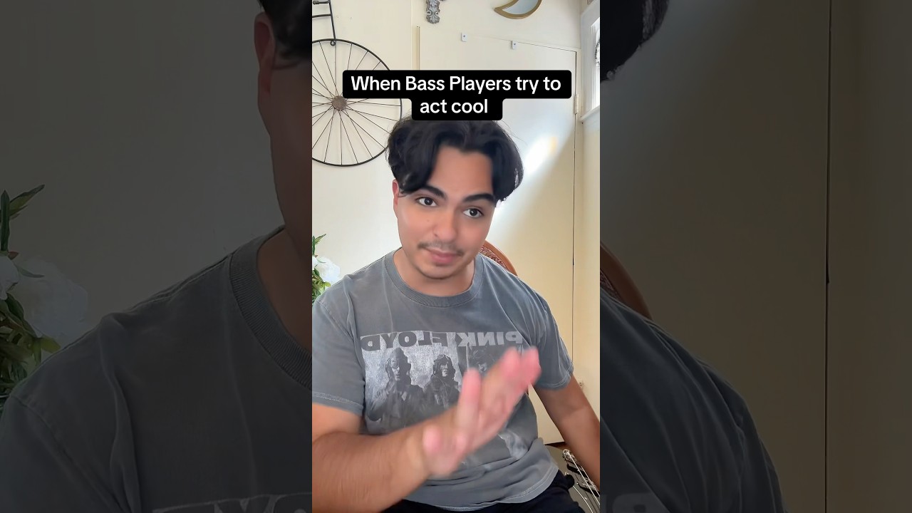 When Bass Players Try to Look Cool 🎸