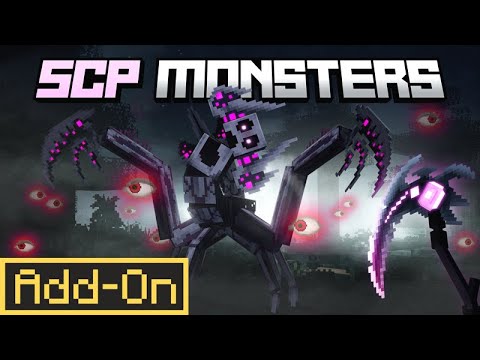Minecraft SCP Monsters Add-On Showcase 🧟‍♂️