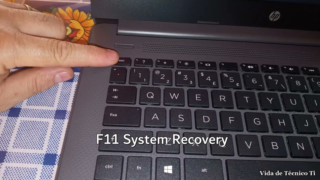 Formatar Windows 10 sem Pendrive em Notebook HP