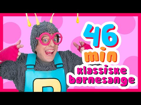 KLASSISKE børnesange med video, 46 minutters underholdning | Lille Bille