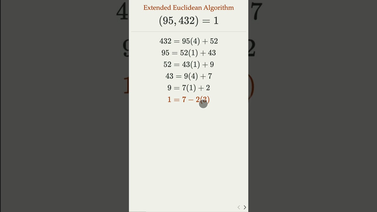 Using the Extended Euclidean Algorithm to Solve Linear Diophantine Equations