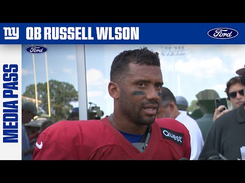 Russell Wilson on Theo Johnson: "His confidence has been continually rising" | New York Giants